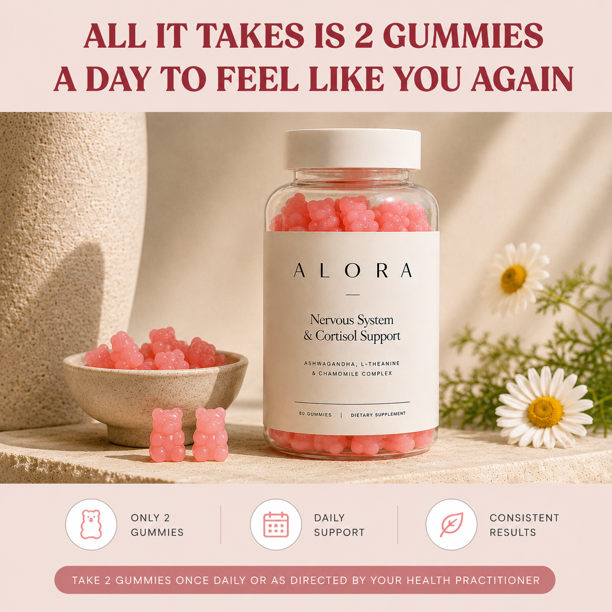ALORA Nervous System & Cortisol Support